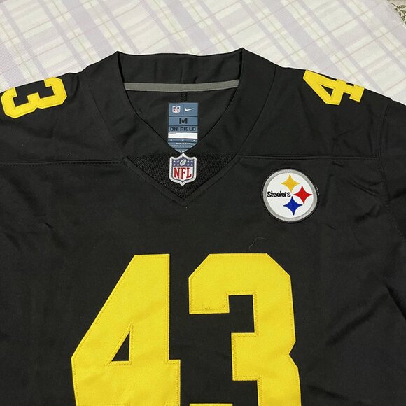 Nike NFL Pittsburgh Steelers Black Jersey #43 Polamalu - Picture 2 of 6